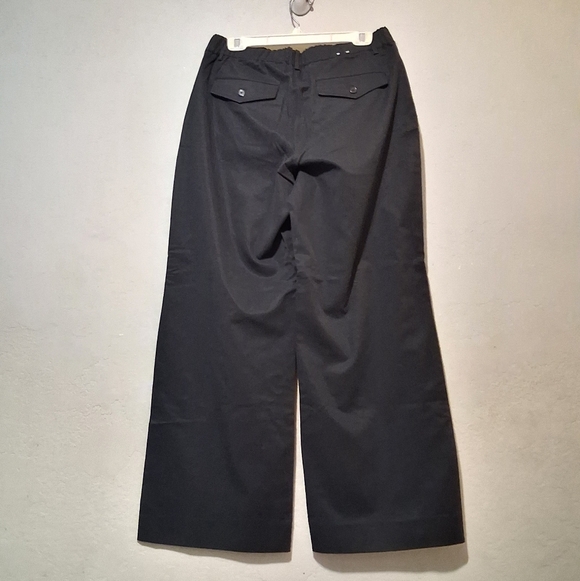 Banana Republic Women Wide Leg Best Seller Black The Everyday Pants Multiple SzM - Picture 3 of 16